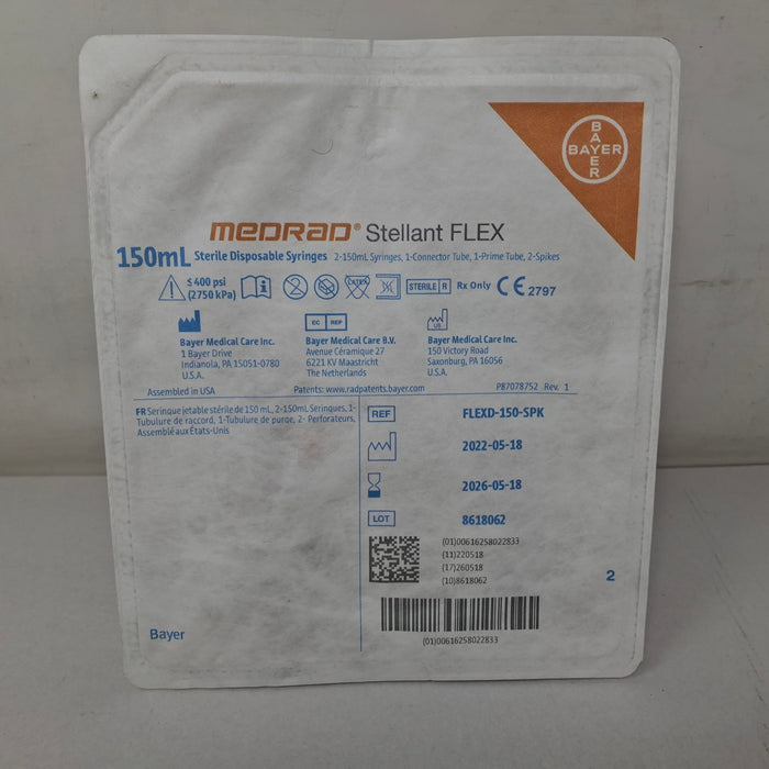 Medrad Stellant Flex Sterile Disposable Syringe