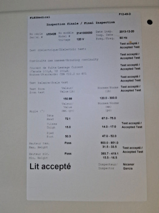 Stryker InTouch 2141 Critical Care Hospital Bed