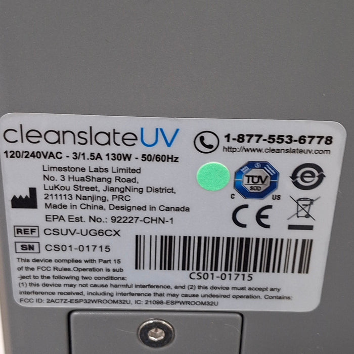 Clinical Technology Inc (CTI) Clinical Technology Inc (CTI) CSUV-UG6CX CleanSlate UV Ultraviolet Sterilizer Sterilizers & Autoclaves reLink Medical