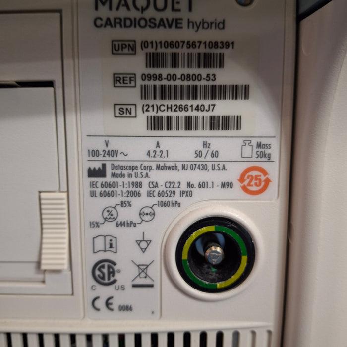 Maquet Cardiosave Hybrid IABP Datascope Pump