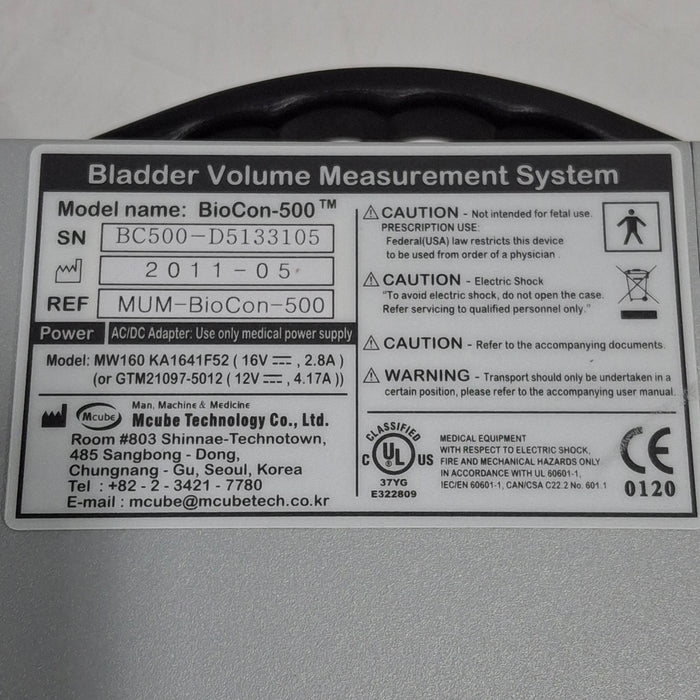 Medline Medline CubeScan BioCon 500 Bladder Scanner Surgical Equipment reLink Medical
