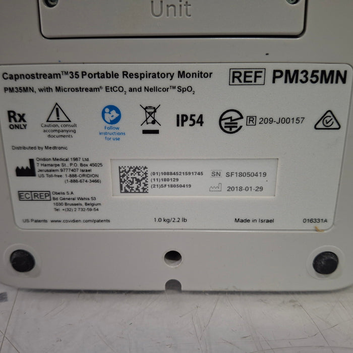 Medtronic Capnostream 35 Portable Respiratory Monitor