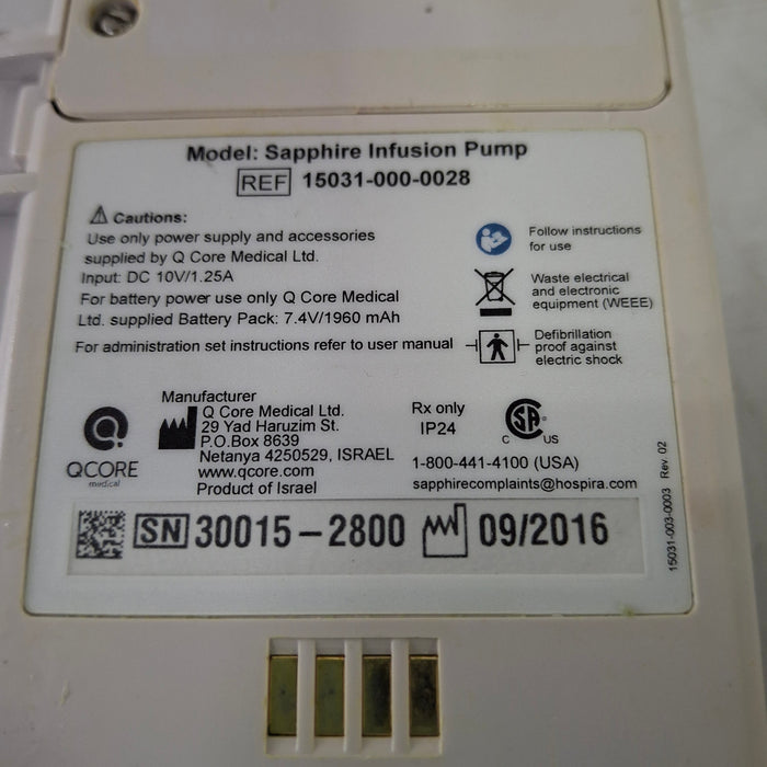 QCore Medical Sapphire Multi-Therapy Infusion Pump