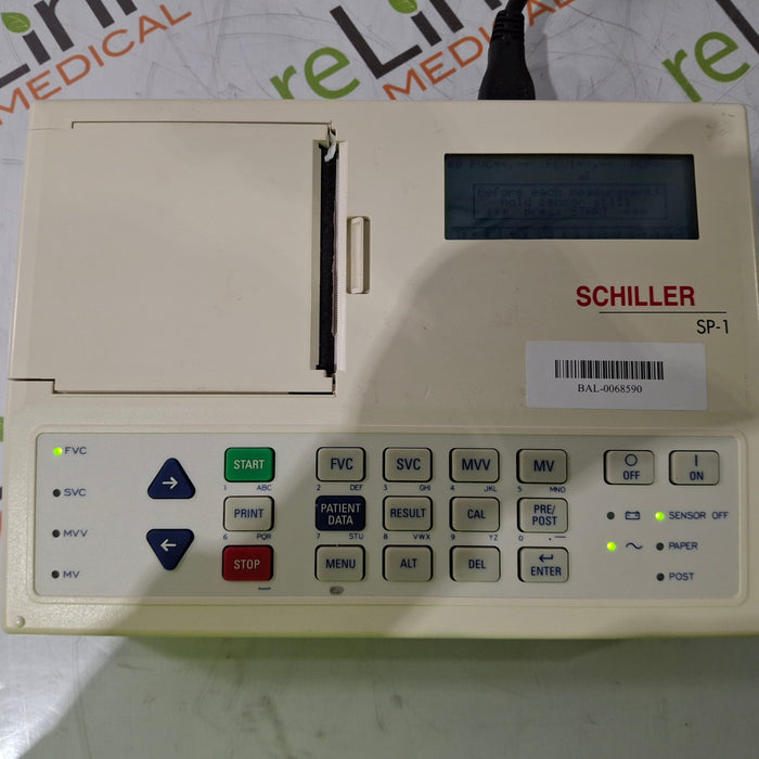 Schiller America Schiller America SP-1 Spirometer Respiratory reLink Medical