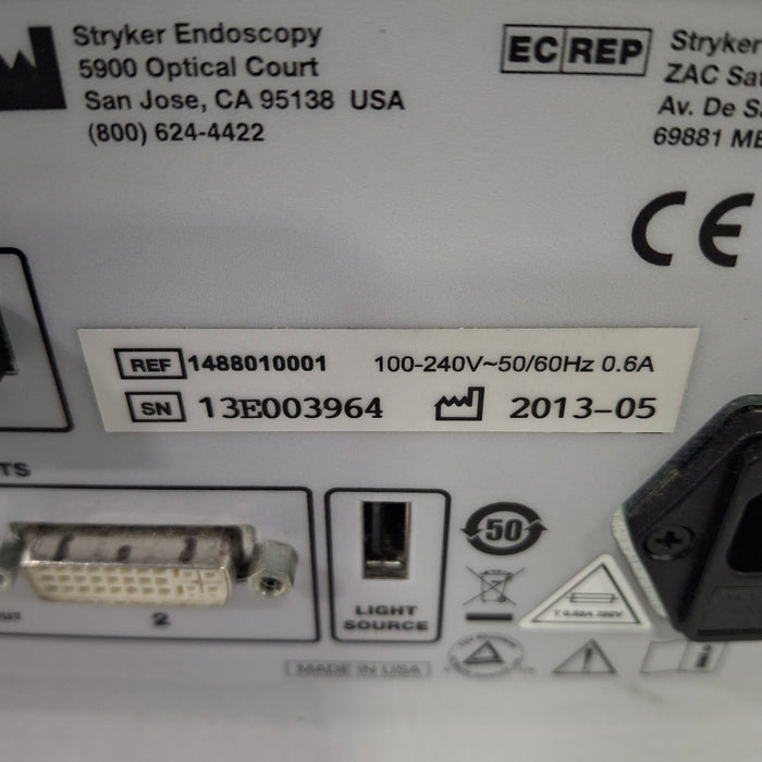 Stryker Stryker 1488HD Camera Control Unit Rigid Endoscopy reLink Medical