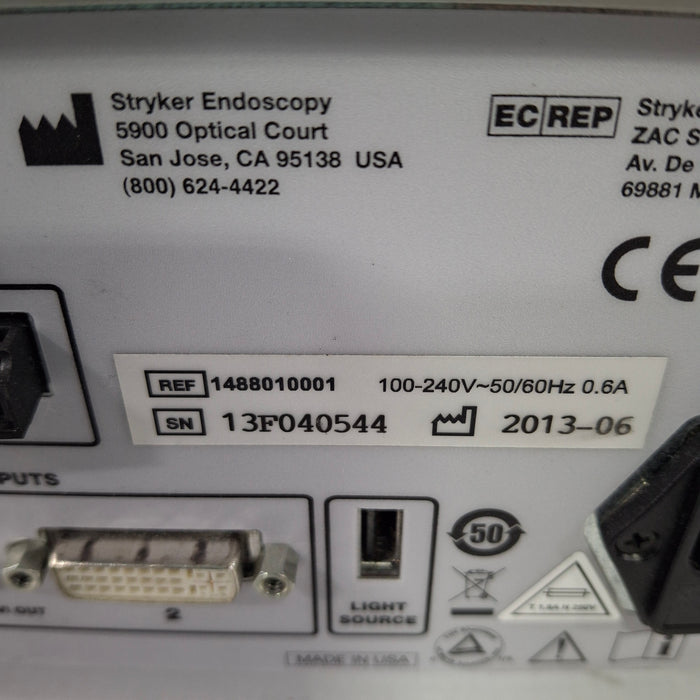 Stryker Stryker 1488HD Camera Control Unit Rigid Endoscopy reLink Medical