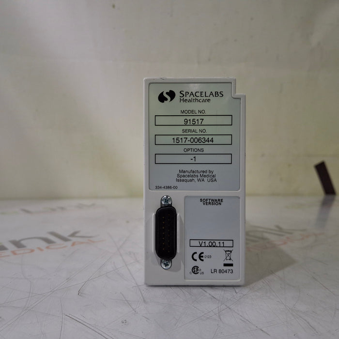 Spacelabs Healthcare Ultraview SL 91517 Multigas Analyzer