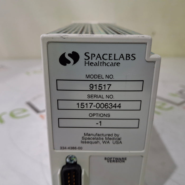 Spacelabs Healthcare Ultraview SL 91517 Multigas Analyzer