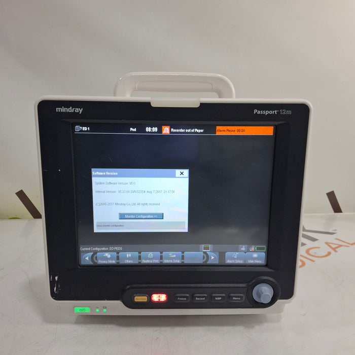 Mindray Mindray Passport 12M Patient Monitor Patient Monitors reLink Medical