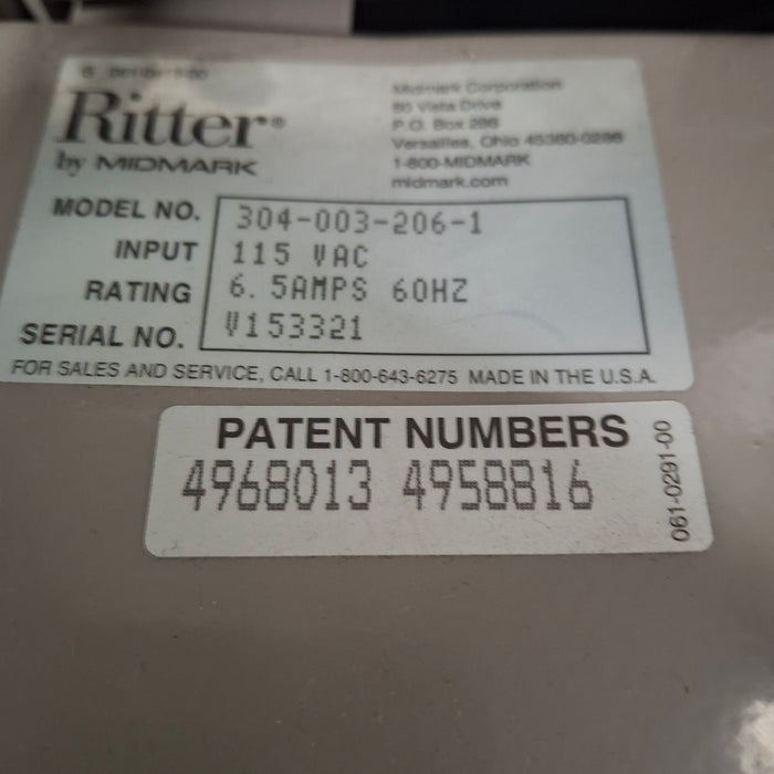 Ritter Ritter 304 Exam Table Exam Chairs / Tables reLink Medical