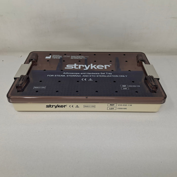 Stryker Stryker 233-032-116 Arthroscope and Hardware Set Tray Surgical Instruments reLink Medical