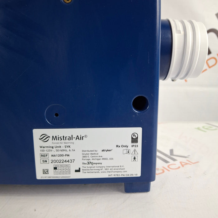 Stryker Stryker Mistral-Air Forced Air Warming System Surgical Equipment reLink Medical