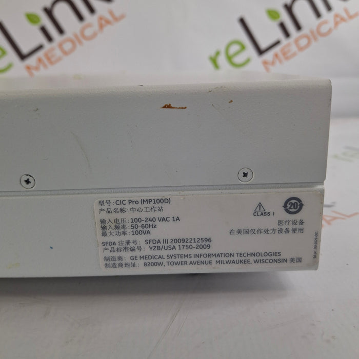 GE Healthcare GE Healthcare MP100D CIC Pro Carescape Central Station Patient Monitors reLink Medical