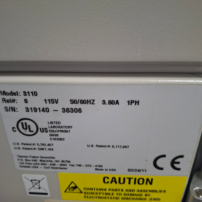 Thermo Scientific Thermo Scientific 3110 Forma Series II Water Jacketed CO2 Incubator Research Lab reLink Medical