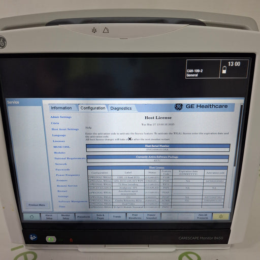 GE Healthcare GE Healthcare Carescape B450 Critical Care Patient Monitor Patient Monitors reLink Medical