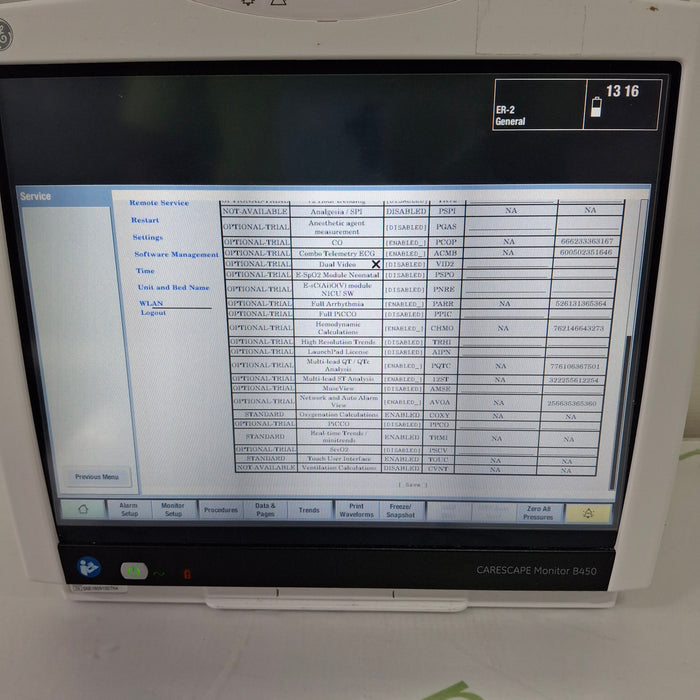 GE Healthcare GE Healthcare Carescape B450 Critical Care Patient Monitor Patient Monitors reLink Medical