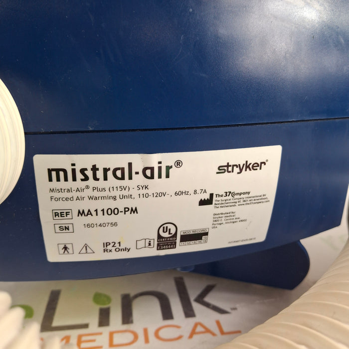 Stryker Stryker Mistral-Air Forced Air Warming System Surgical Equipment reLink Medical