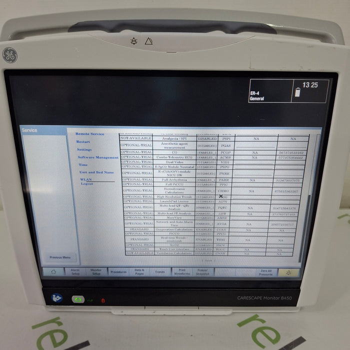 GE Healthcare GE Healthcare Carescape B450 Critical Care Patient Monitor Patient Monitors reLink Medical