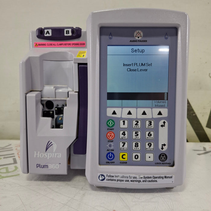 Hospira Hospira Plum 360 Infusion Pump Infusion Pump reLink Medical