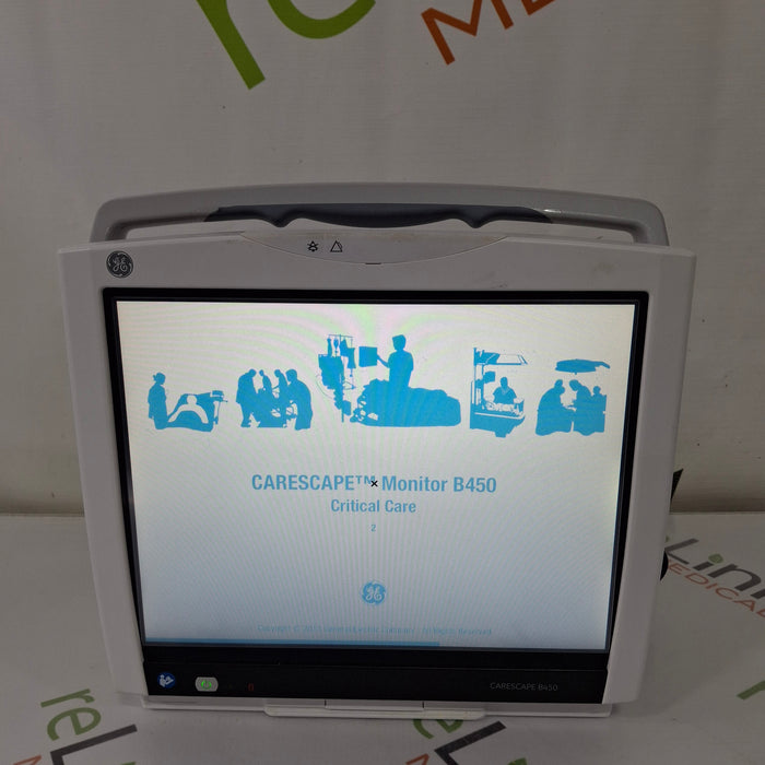 GE Healthcare GE Healthcare Carescape B450 Critical Care Patient Monitor Patient Monitors reLink Medical