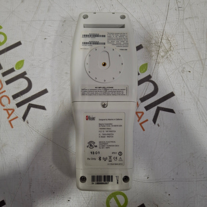 Masimo Masimo Radical 7 Pulse Oximeter w/ Base Patient Monitors reLink Medical