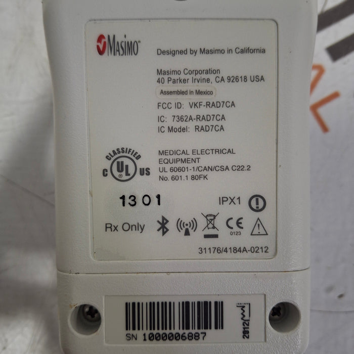 Masimo Masimo Radical 7 Pulse Oximeter w/ Base Patient Monitors reLink Medical