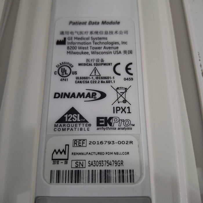 GE Healthcare PDM Nellcor Patient Data Module