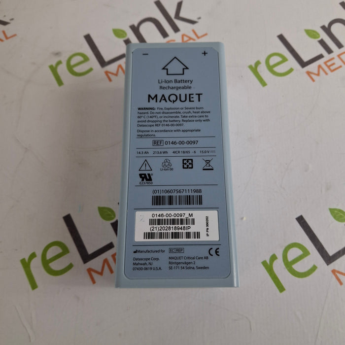 Maquet Cardiosave Li-ion Battery Pack