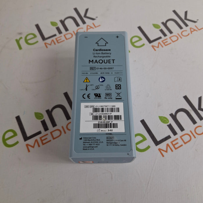 Maquet Maquet Cardiosave Li-ion Battery Pack Perfusion reLink Medical