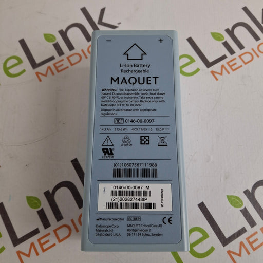 Maquet Maquet Cardiosave Li-ion Battery Pack Perfusion reLink Medical