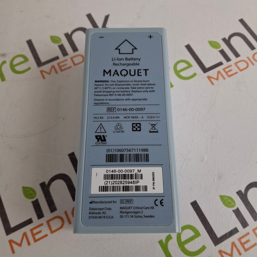 Maquet Maquet Cardiosave Li-ion Battery Pack Perfusion reLink Medical
