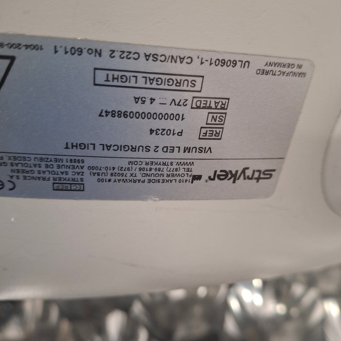 Stryker Stryker Visum Surgical Light Surgical & Exam Lights reLink Medical