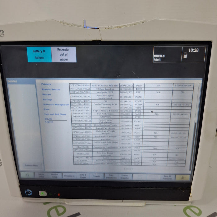 GE Healthcare GE Healthcare Carescape B450 Critical Care Patient Monitor Patient Monitors reLink Medical