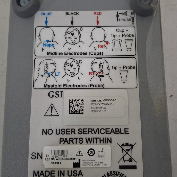 Grason Stadler AUDIOscreener+ Audiometer