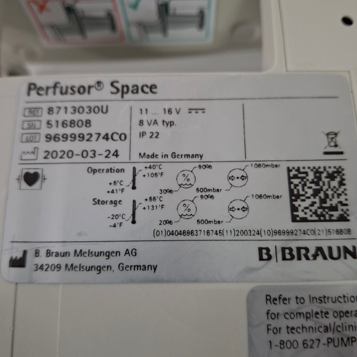 B. Braun B. Braun Perfusor Space Syringe Pump Infusion Pump reLink Medical