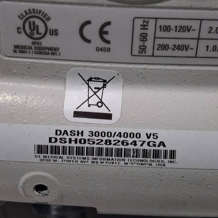 GE Healthcare GE Healthcare Dash 3000 - GE/Nellcor SpO2 Patient Monitor Patient Monitors reLink Medical