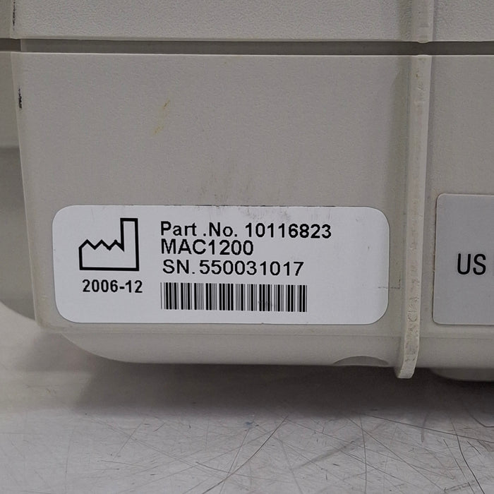 GE Healthcare MAC 1200 ECG