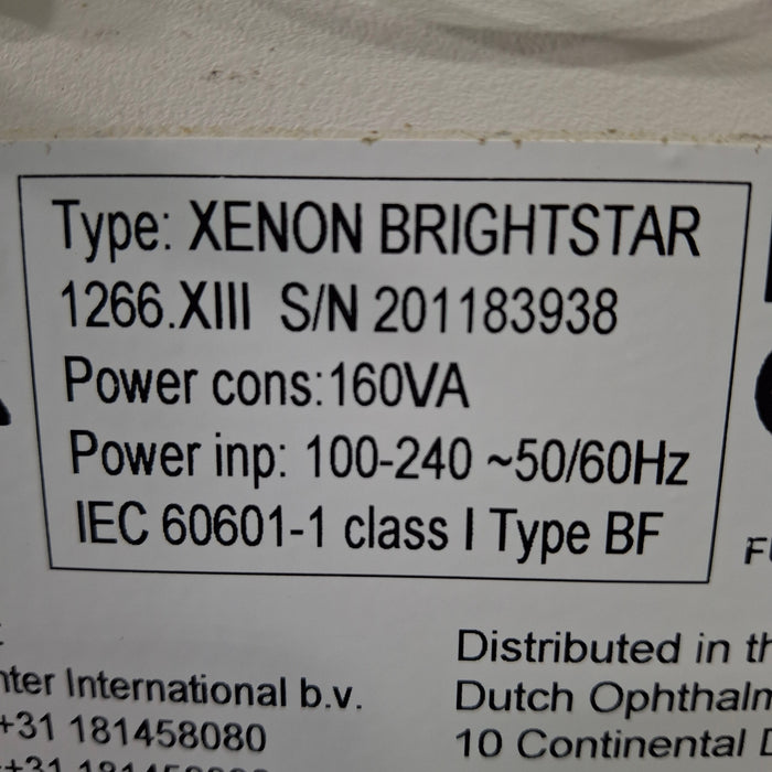 DORC DORC 1266.xIII Xenon Bright Star Phacoemulsifier Ophthalmology reLink Medical