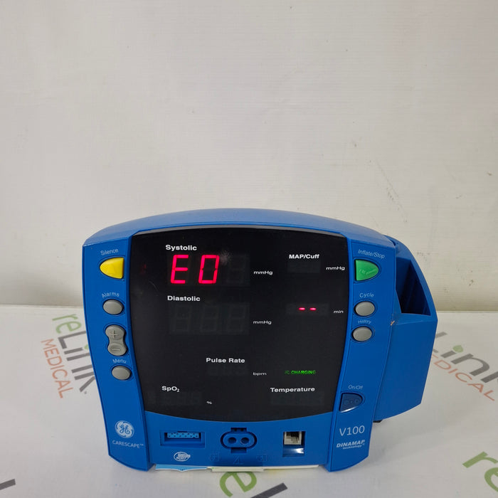 GE Healthcare GE Healthcare Dinamap V100 - NIBP, SpO2, Temp Vital Signs Monitor Patient Monitors reLink Medical