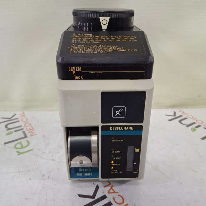Datex-Ohmeda Tec 6 Plus Desflurane Vaporizer