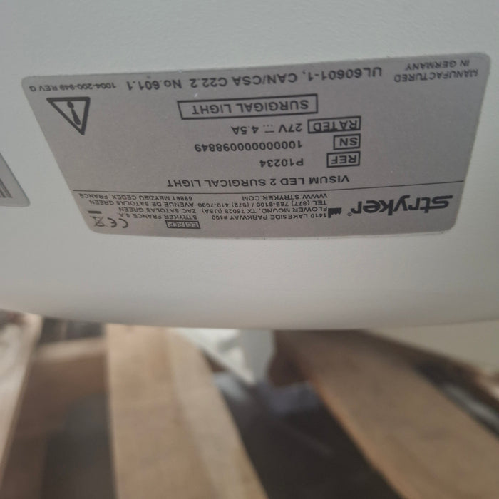 Stryker Stryker Visum II Surgical Light Surgical & Exam Lights reLink Medical