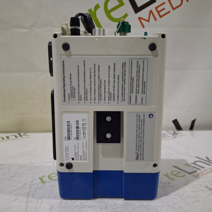 Zoll Zoll Z Vent Transport Ventilator Respiratory reLink Medical