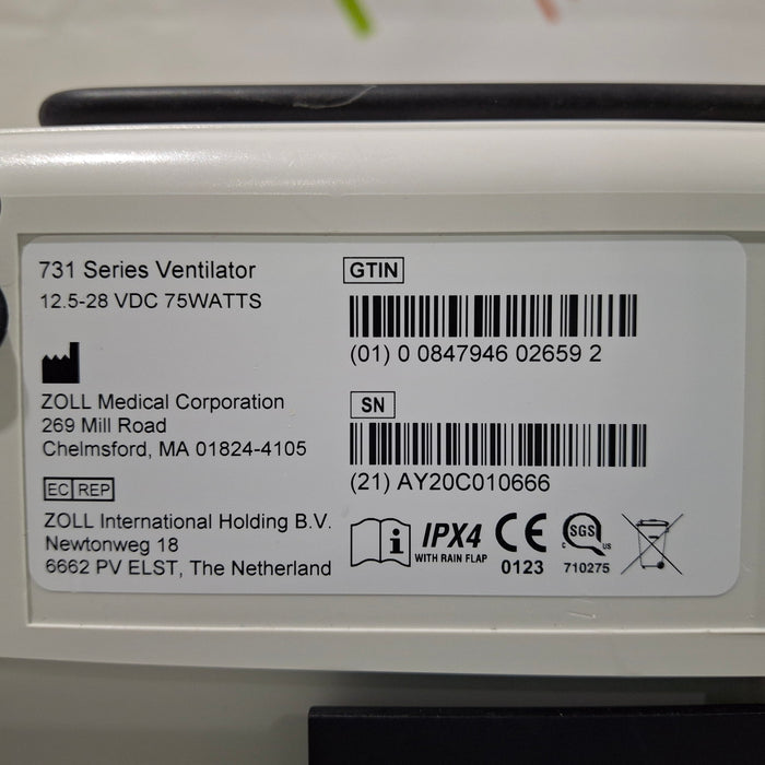 Zoll Z Vent Transport Ventilator