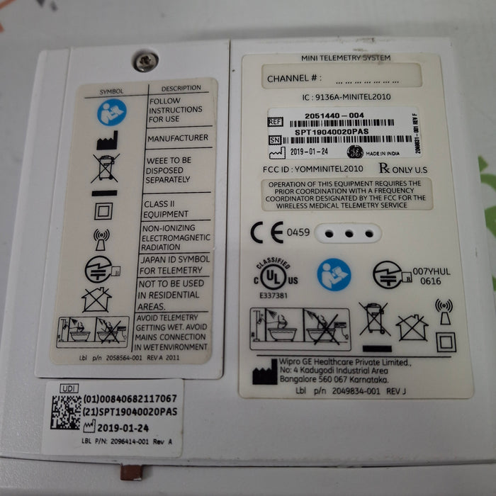 GE Healthcare GE Healthcare Mini Telemetry System Wireless Fetal Monitor Patient Monitors reLink Medical
