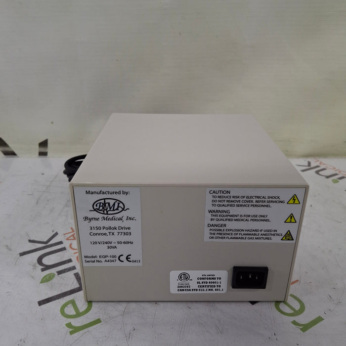 Byrne Medical, Inc. Byrne Medical, Inc. EGP-100 Endogator Endoscopy Irrigation Pump Surgical Equipment reLink Medical