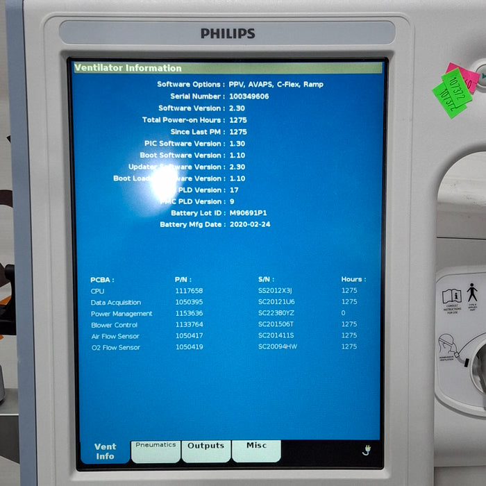 Philips Philips Respironics V60 BiPAP Ventilator Respiratory reLink Medical