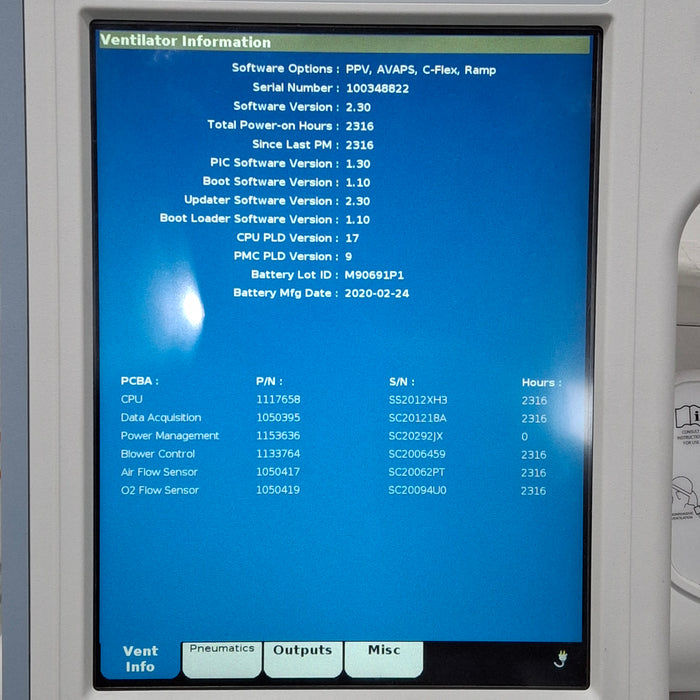Philips Philips Respironics V60 BiPAP Ventilator Respiratory reLink Medical
