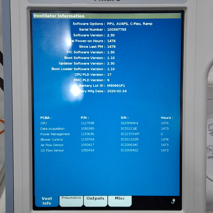 Philips Philips Respironics V60 BiPAP Ventilator Respiratory reLink Medical