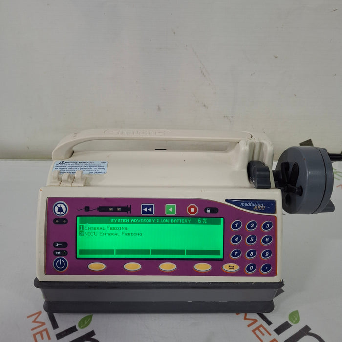 Smiths Medical Medfusion 4000 Syringe Infusion Pump