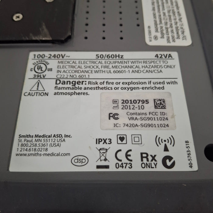 Smiths Medical Medfusion 4000 Syringe Infusion Pump